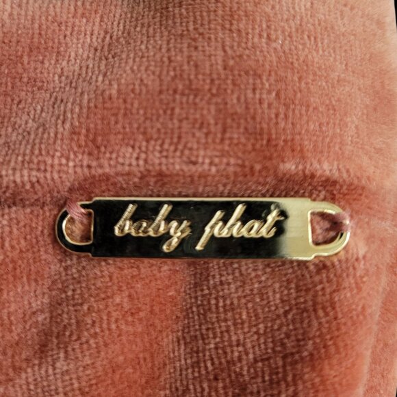 Baby Phat Vintage Y2K Velour Strapless Pantsuit M - Picture 10 of 12